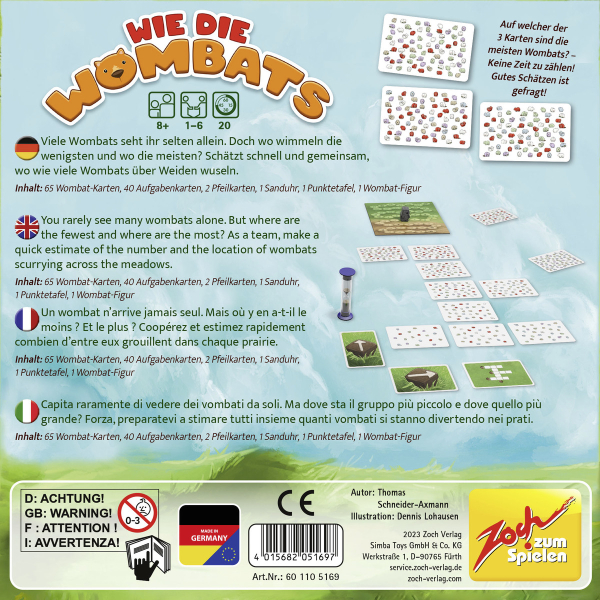 Zoch 601105169 - Wie die Wombats